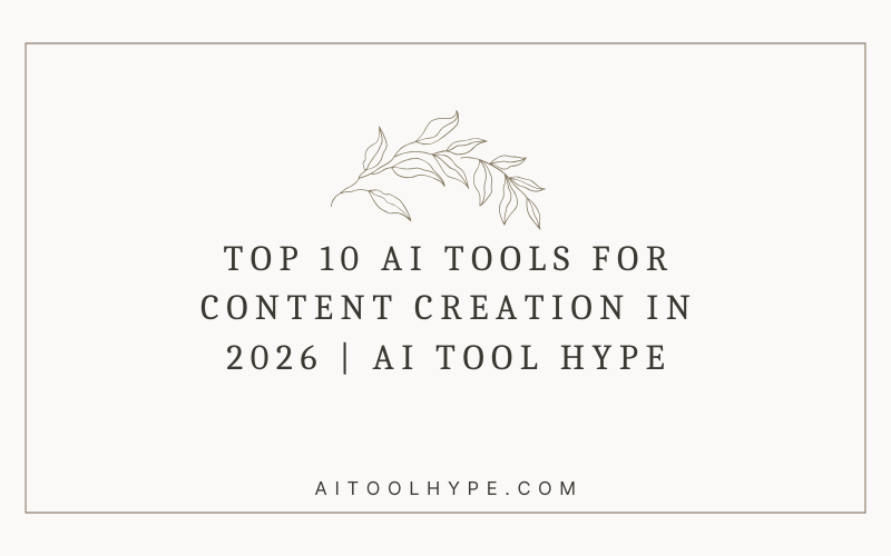AI Tools for Content Creation